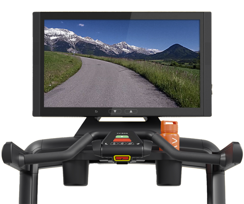 Aviron Victory TreadmillPlus 27 inch cinematic display