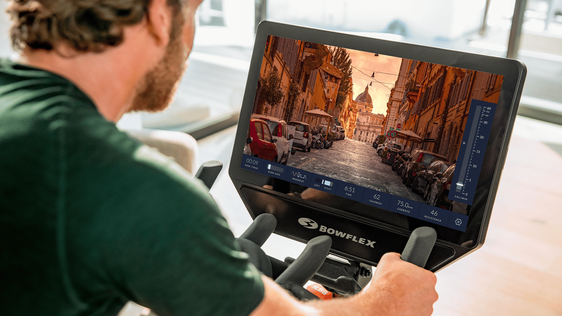 BowFlex VeloCore Bike 22 console close up