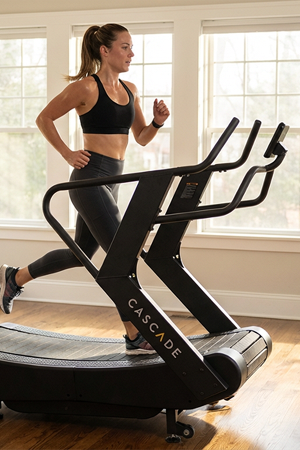Woman running on Cascade Ultra Runner Plus 2