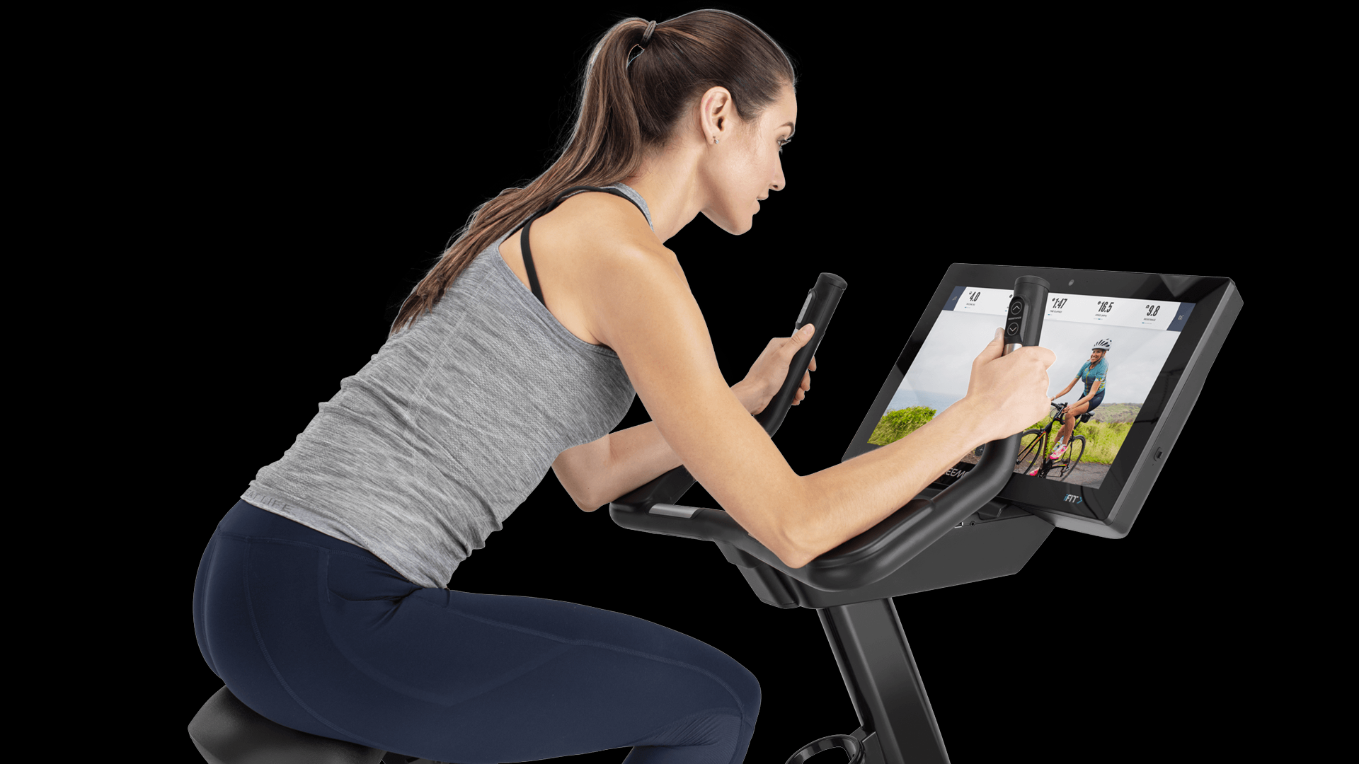 Freemotion u22.9 Upright Bike model on product