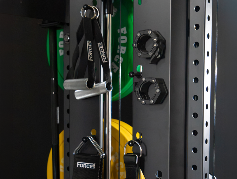 Accessory storage on Force USA C10