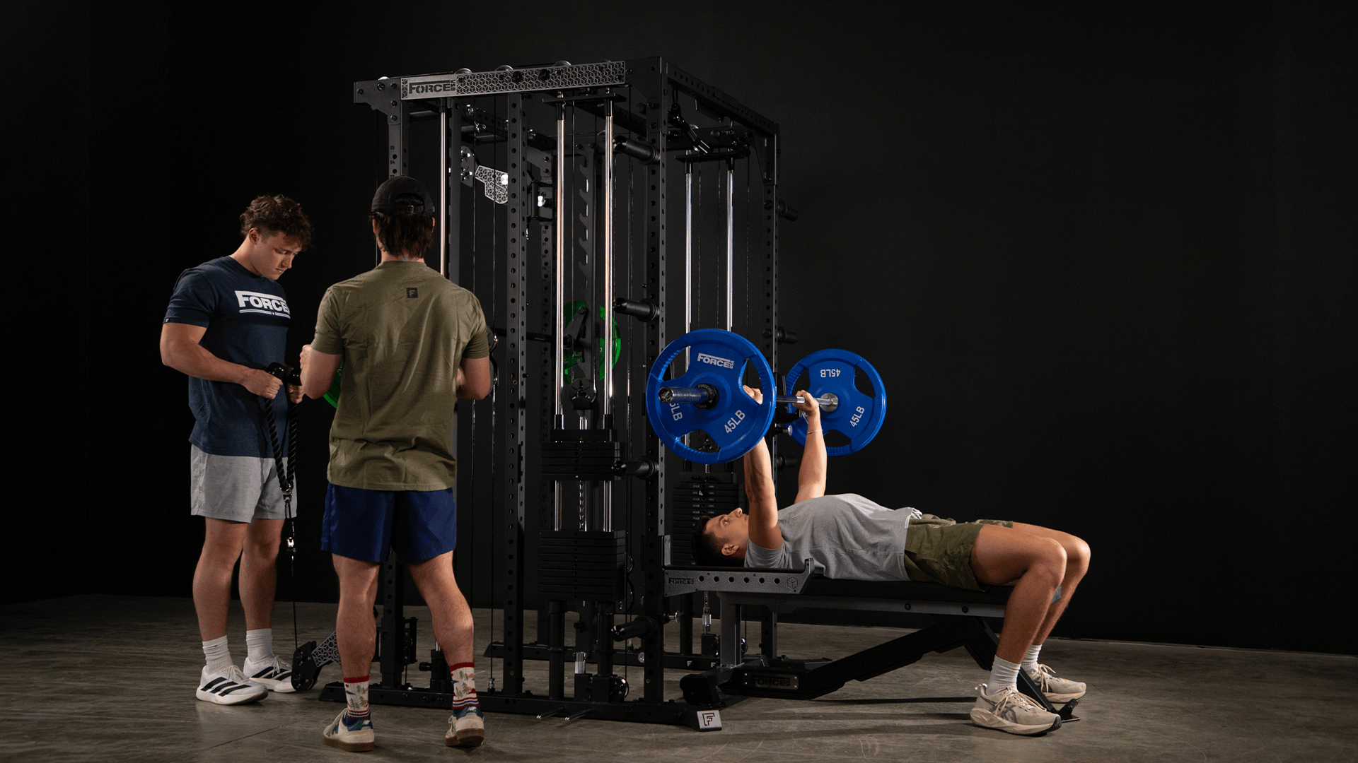 Men using Force USA M10 All-In-One Trainer