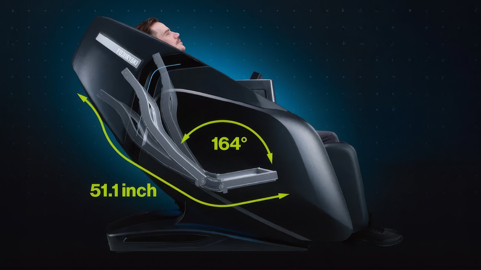Fujiiryoki Cyber Performance Massage Chair Flexible SL-Track
