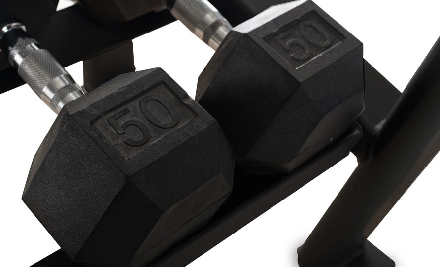 Inflight Fitness 69″ 3-Tier Dumbbell Rack Bundle