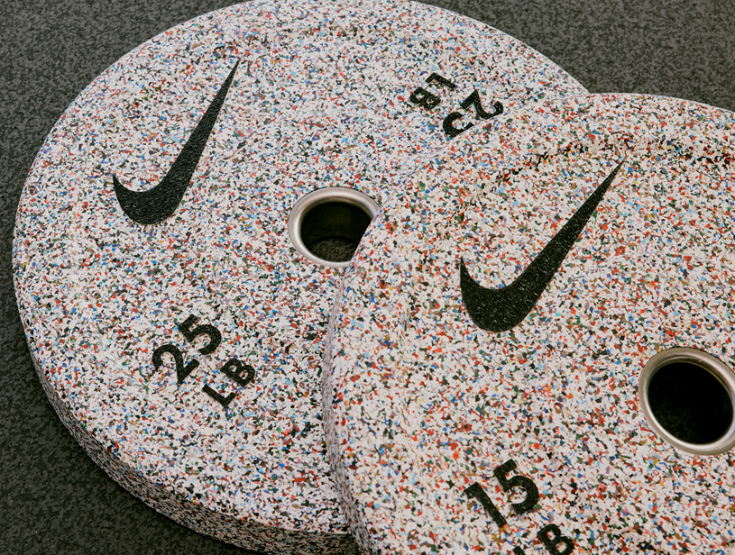 Unique color variation in Nike Grind Bumper Plates