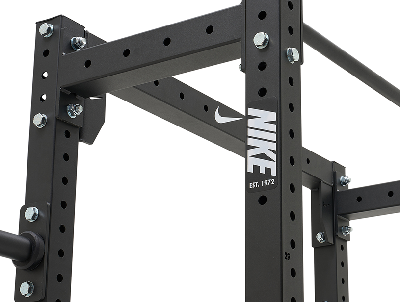 Nike Half Rack heavy-duty 3 x 3 steel construction