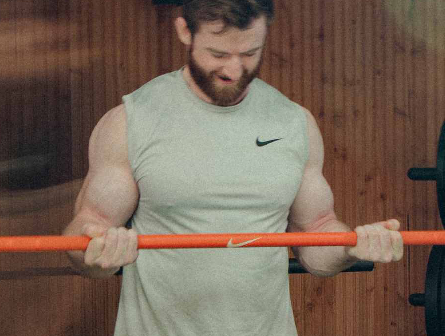 Nike Strength Shield Barbell 20kg medium volcano knurl
