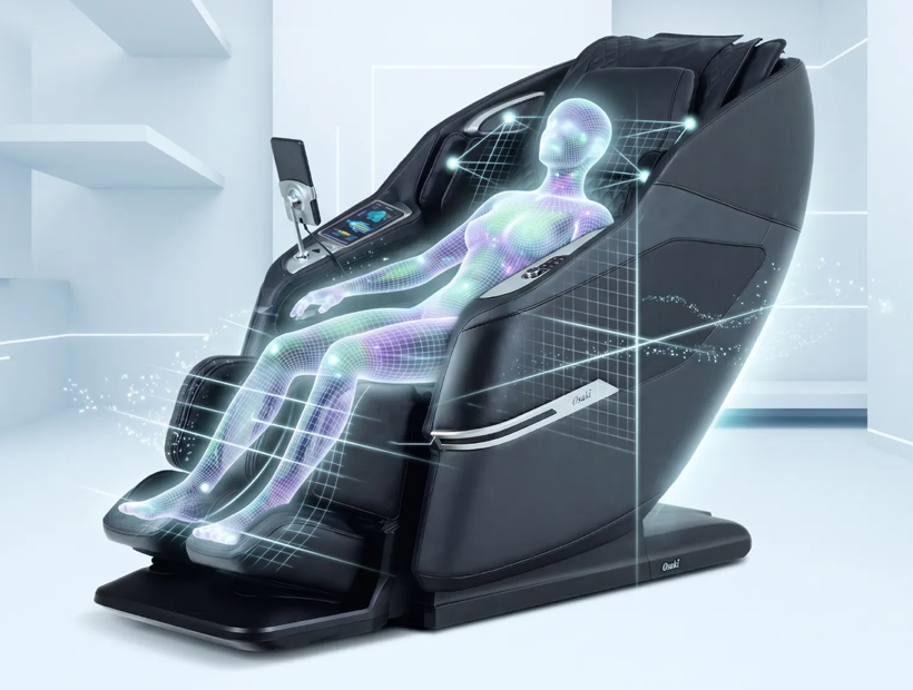 Osaki Aeris 4D Duo Intelligent Body Scan technology