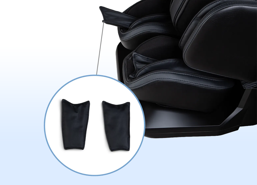 Extra foot massage padding on Osaki Aeris 4D Duo
