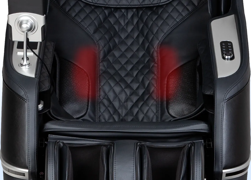 Lumbar heating therapy on Osaki Aeris 4D Duo