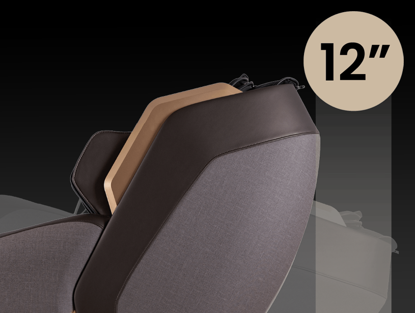 Space-saving design in Osaki Duke XL 4D