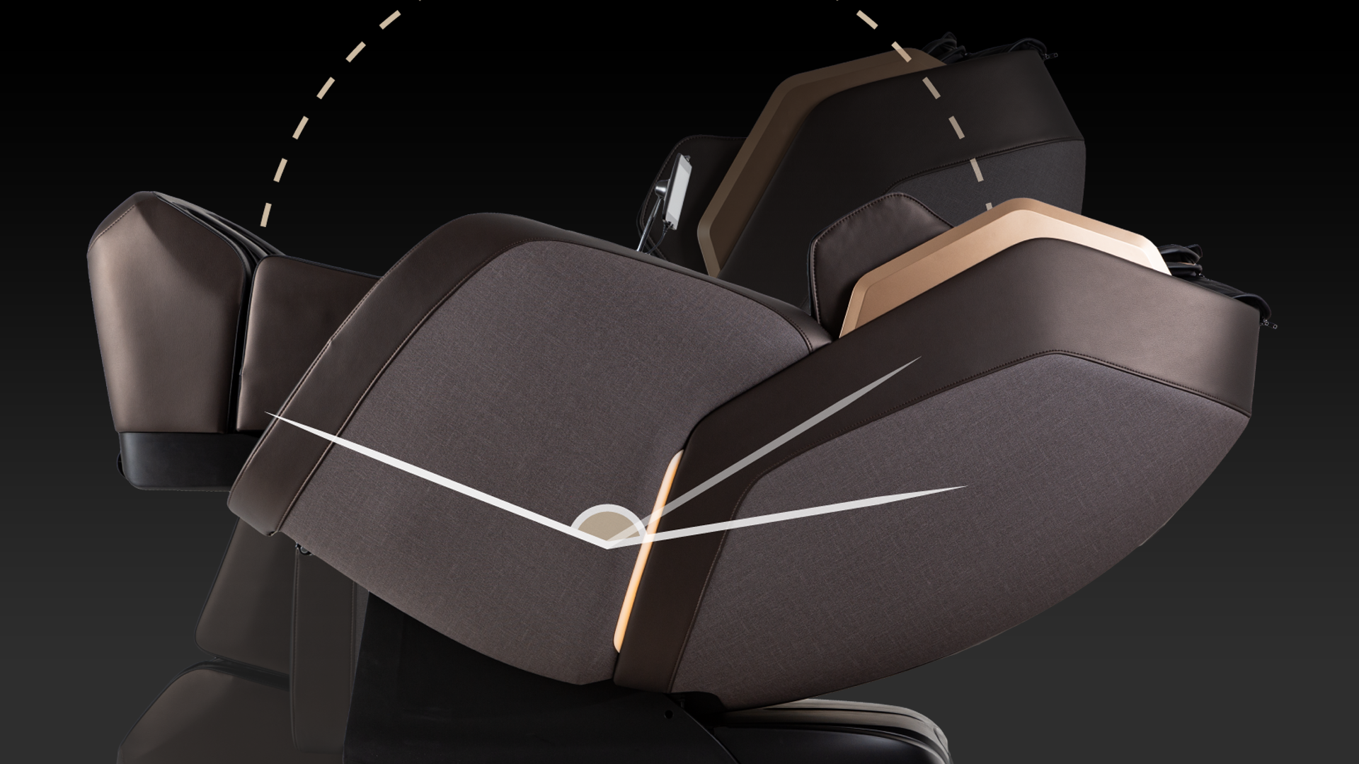 Osaki Duke XL 4D Massage Chair in zero gravity position