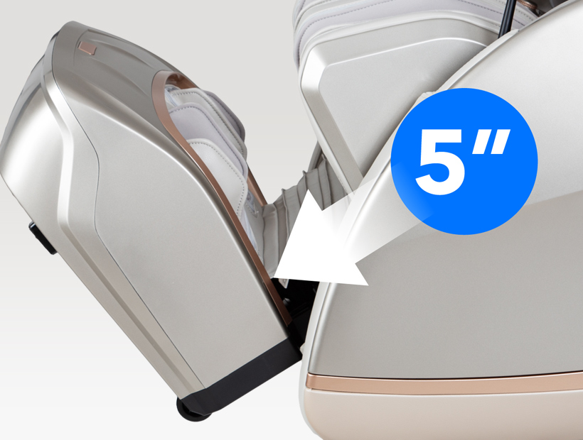 5 inch extending footrests