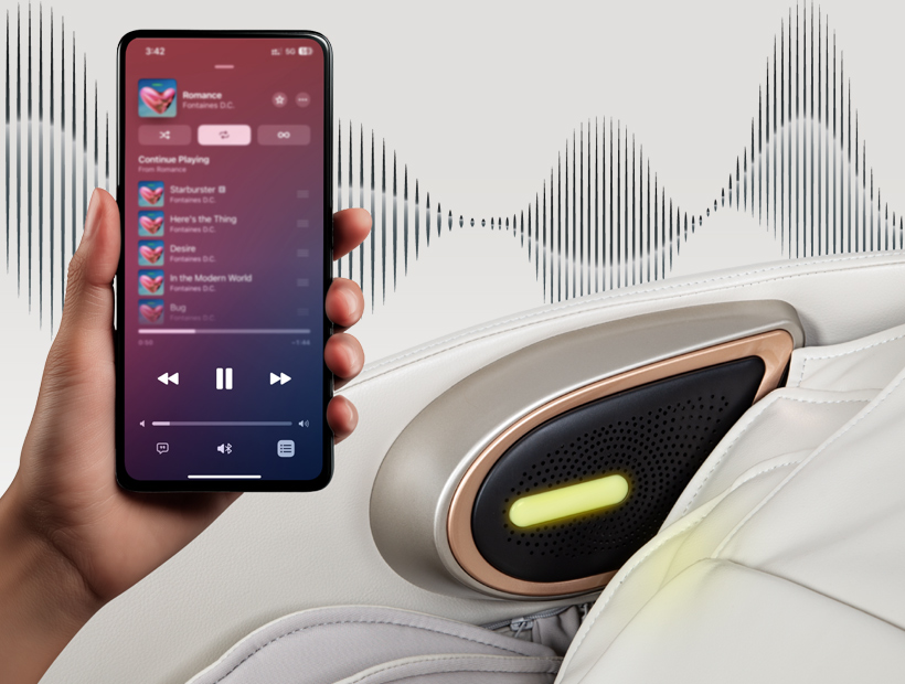 Bluetooth speakers in Osaki Platinum Sapphire 4D+