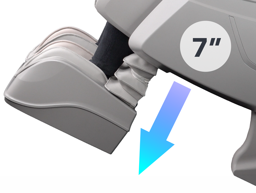 Osaki OS-3D AI Vito spring-loaded extendable footrest