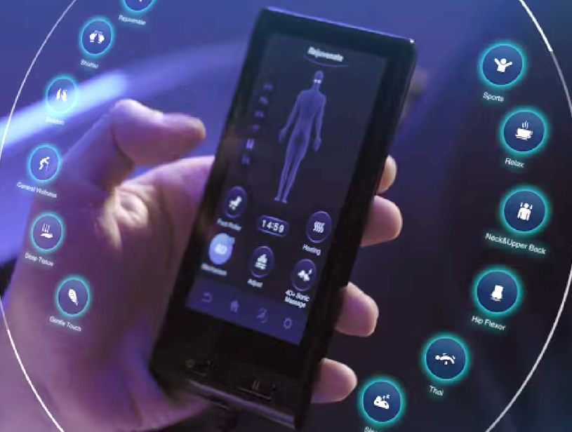 Osaki OS-3D AI Vito manual massage modes