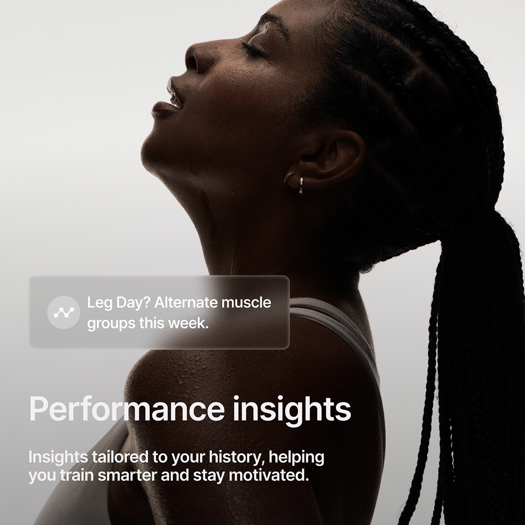Performance Insights - Insights tailored to your history, helping you train smarter and stay motivated