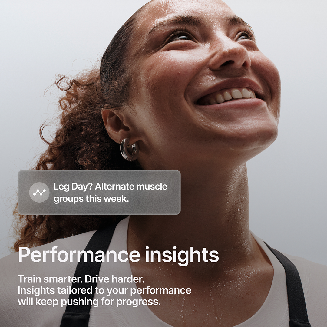 Performance insights - Train smarter. Drive harder. Insights tailored to your performance will keep pushing for progress