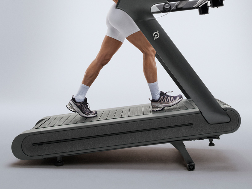 Close-up of Tread+ auto-incline feature