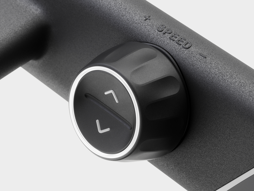 Peloton Tread+ Vision control knobs and jump buttons