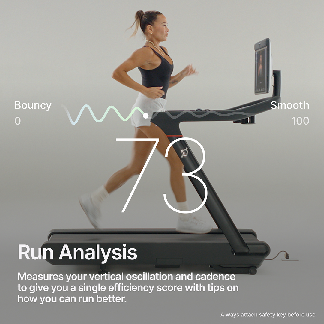 Run Analysis - Measure your vertical oscillation and cadence to give you a single efficiency score with tips on how you can run better