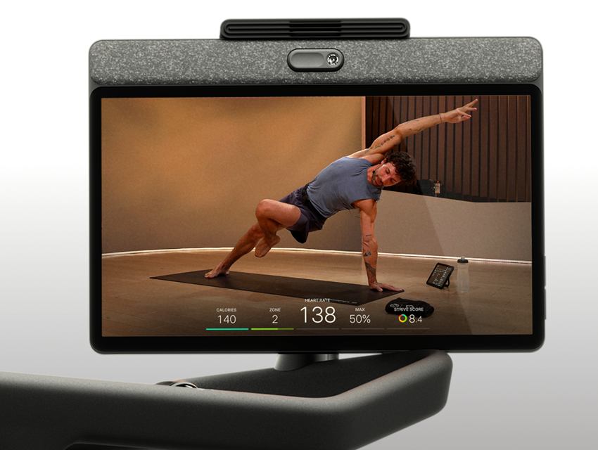 Peloton Tread Vision compact treadmill footprint