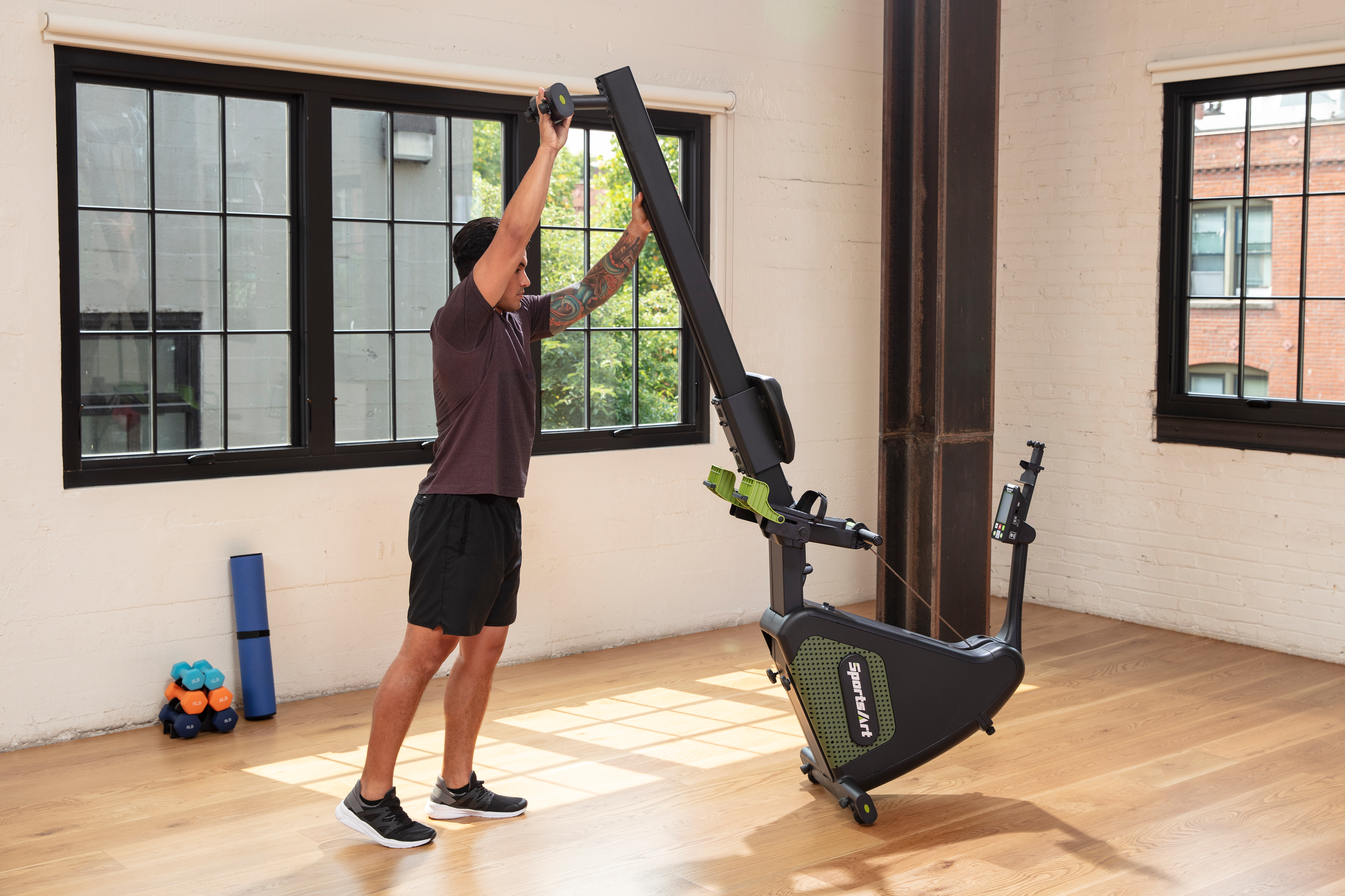 SportsArt G260 Rower close up