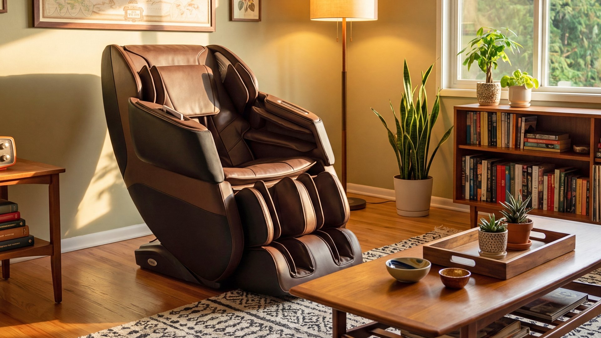 Titan Grande XL massage chair in modern living room