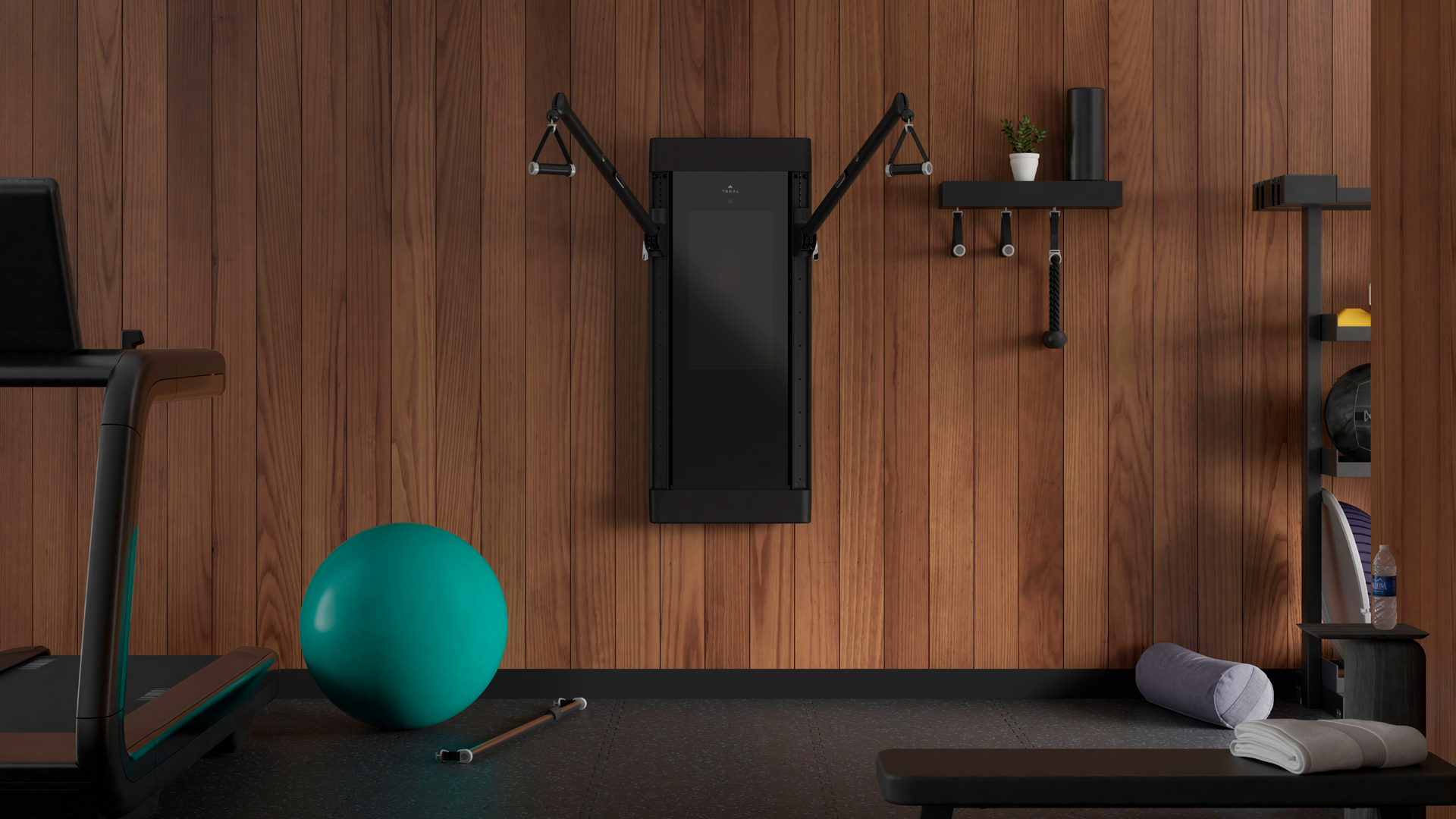 Person working out on Tonal 2 Smart Gym