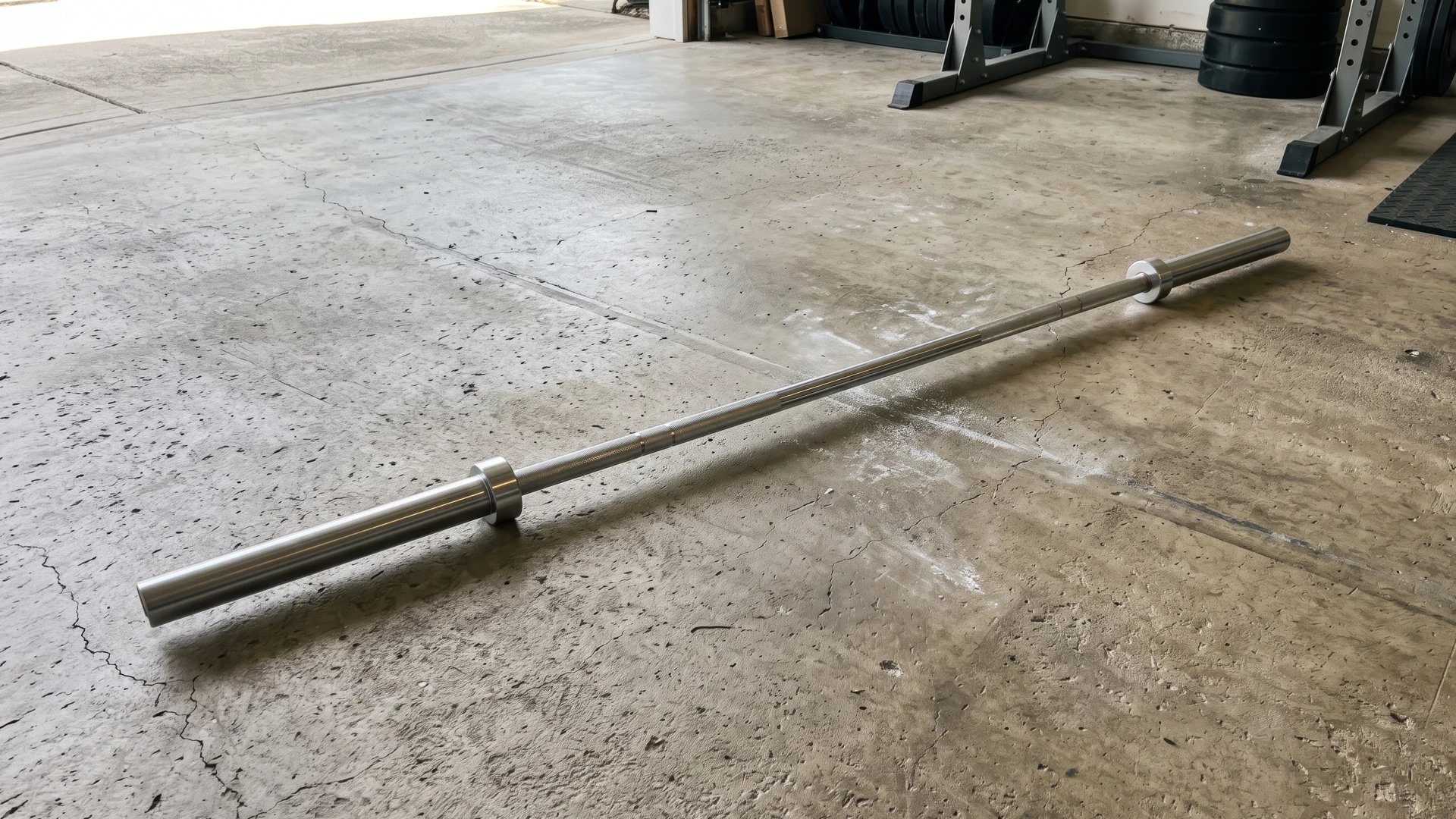 Vision Fitness 7ft Olympic Barbell with hard chrome finish