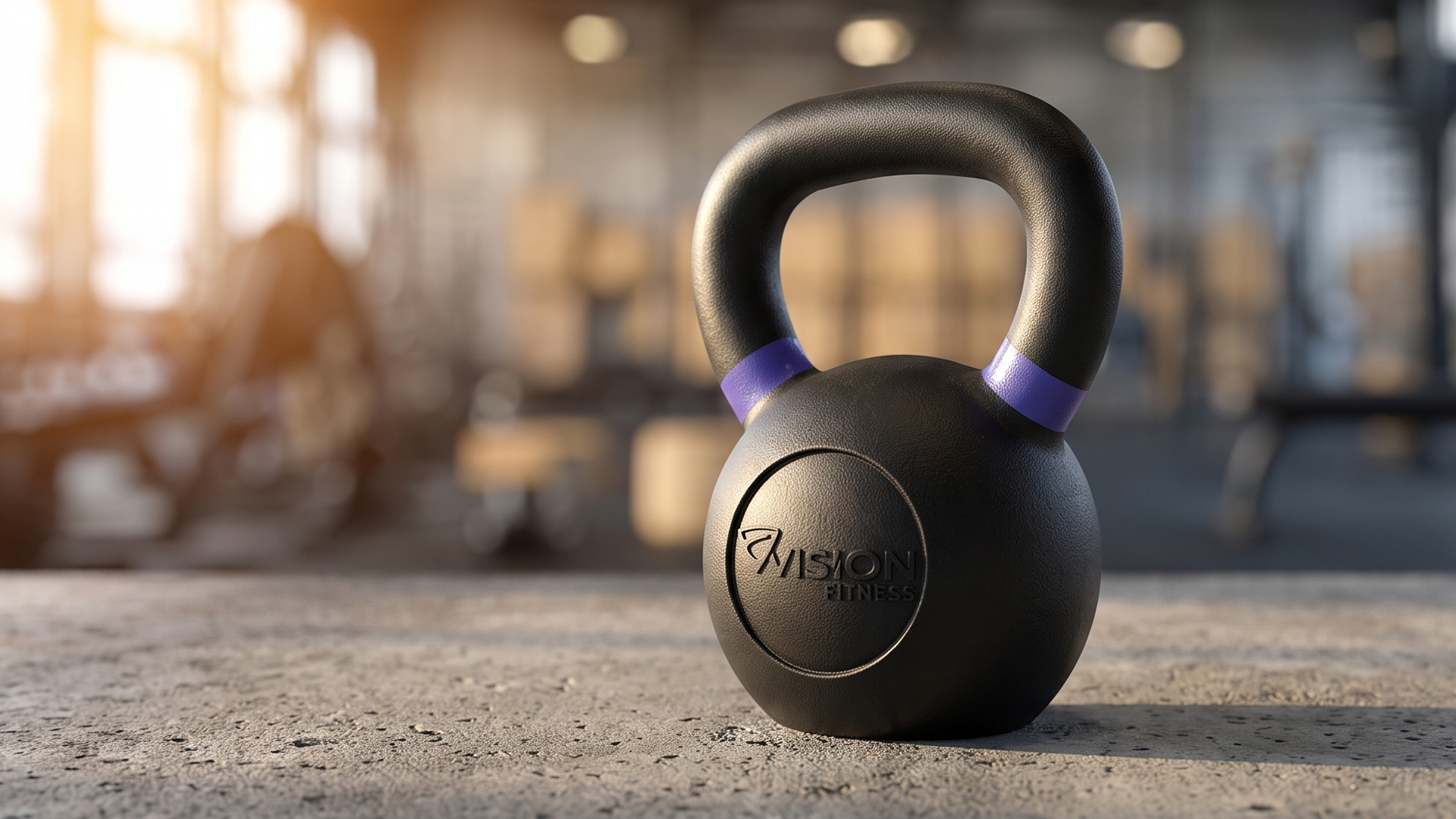 Vision Fitness Kettlebell for strength and conditioning workouts