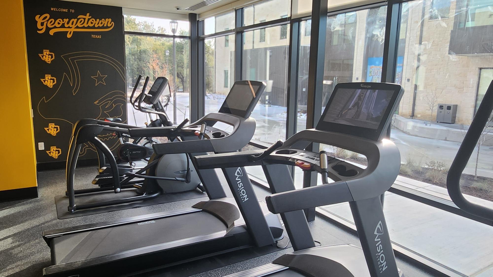 Jesse Daniels Ames Hall fitness center