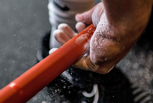 Close-up of durable Nike Strength equipment construction