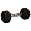 20 lb Rubber Coated Hex Dumbbell