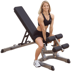 Body-Solid Heavy Duty Flat Incline Decline Bench