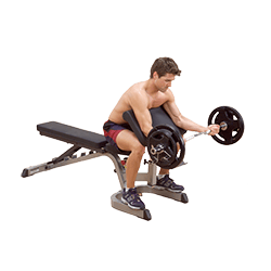 Body-Solid Preacher Curl Attachment