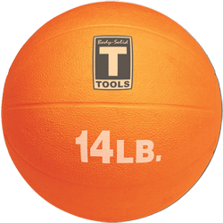 Body-Solid Medicine Ball - 14 lbs (Orange)