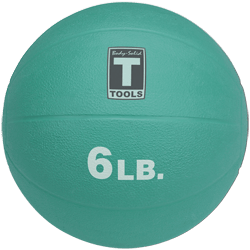 Body-Solid Medicine Ball - 6 lbs (Aqua)