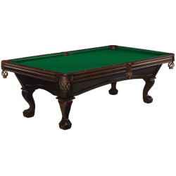 Brunswick Glenwood 7' Pool Table With Ball & Claw Leg