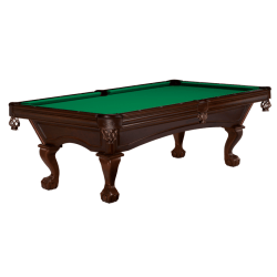 Brunswick Glenwood 9' Pool Table With Ball & Claw Leg