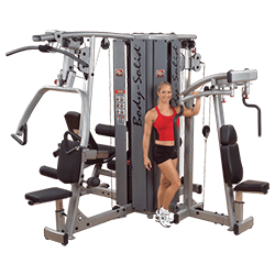 Body-Solid Pro Dual 4-Stack Gym Frame