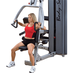 Body-Solid Pro Dual DGYM Vertical Press and Lat Component