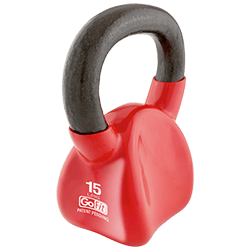 GoFit 15 lbs Countor Kettlebell