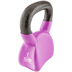 GoFit 7 lbs Countor Kettlebell