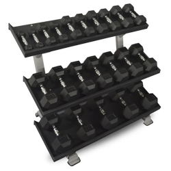 Inflight Fitness 54″ 3-Tier Dumbbell Rack Bundle