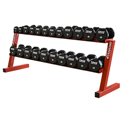 Ten Pair Hex Head Dumbbell Rack