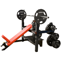 Legend Olympic Incline Bench with Plate Storage