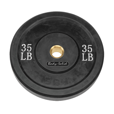 Body-Solid 35 lb. Bumper Plate (Black)