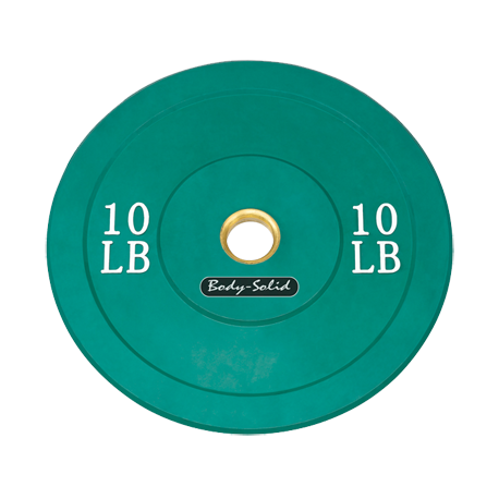 Body-Solid 10 lb. Bumper Plate (Green)