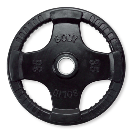Body-Solid Rubber Grip Olympic Plate -  35 lbs.